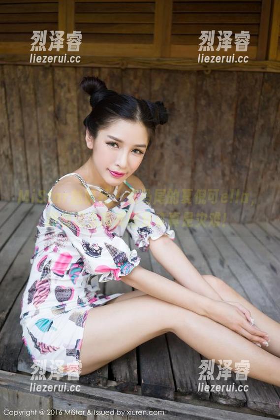 MiStar魅妍社 - 双马尾的夏倪可ella，颜值这么高美图分享真是灾难！