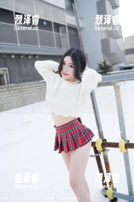 MiStar魅妍社 - 清凉一夏，大奶昔Kyra的泳衣原图让我想到了冰淇淋！