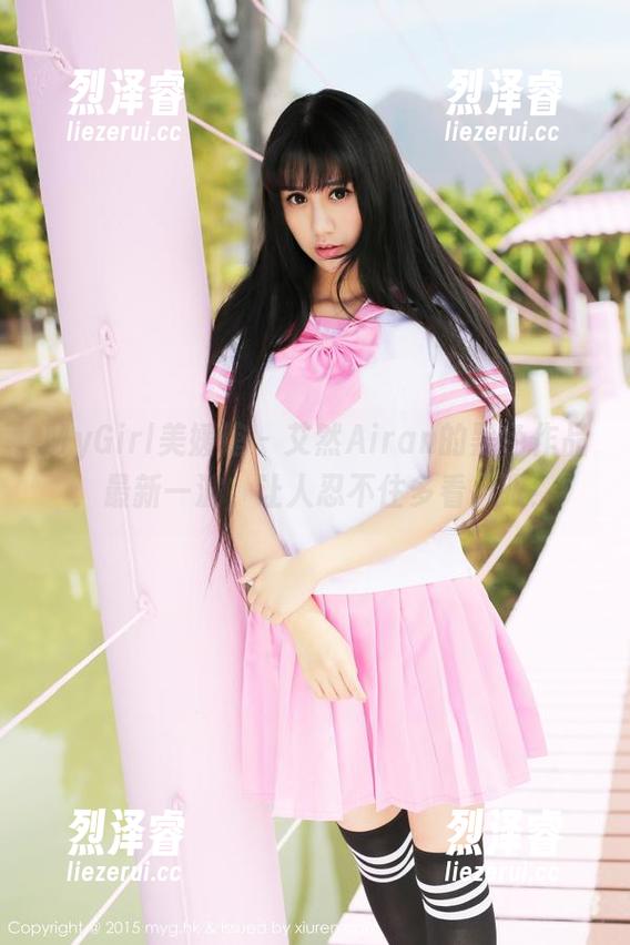 MyGirl美媛馆 - 艾然Airan的黑色作品：最新一波，让人忍不住多看几眼！