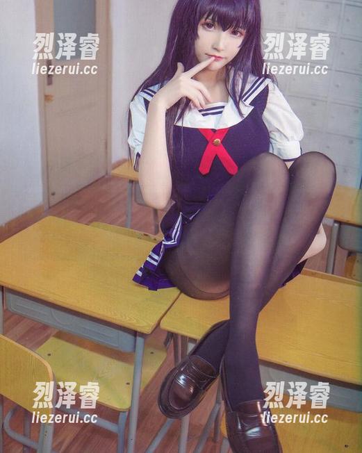 无圣光的魔王学姐本，在下萝莉控ii的套图让我心动了
