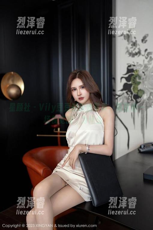 星颜社 - Vily豆豆的灰丝写真，简直是一场视觉的‘为什么’