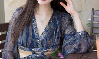 魅妍社 – 看淼淼萌萌哒的瑜伽写真，心里默默发誓要去练，结果还是抱着零食不动！